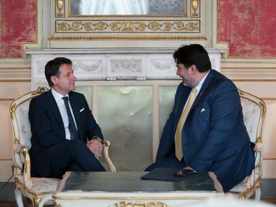 Giuseppe Conte, Christian Solinas