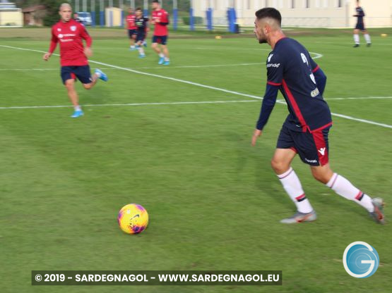 Cagliari allenamento