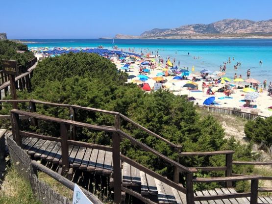 Spiaggia della Pelosa, Turismo