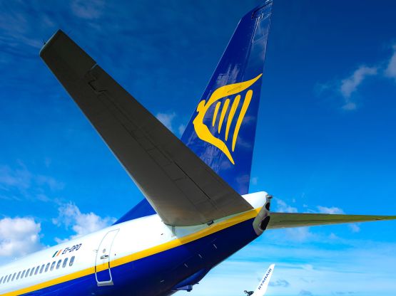 Aereo Ryanair, foto Sogaer