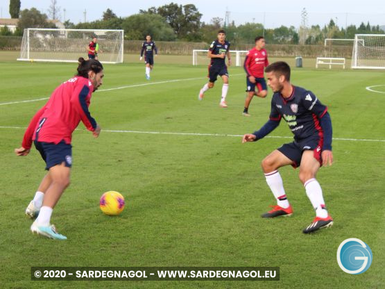 Allenamento calcio, foto Sardegnagol