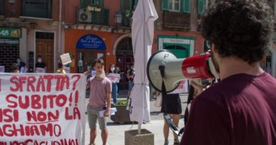 La protesta degli studenti