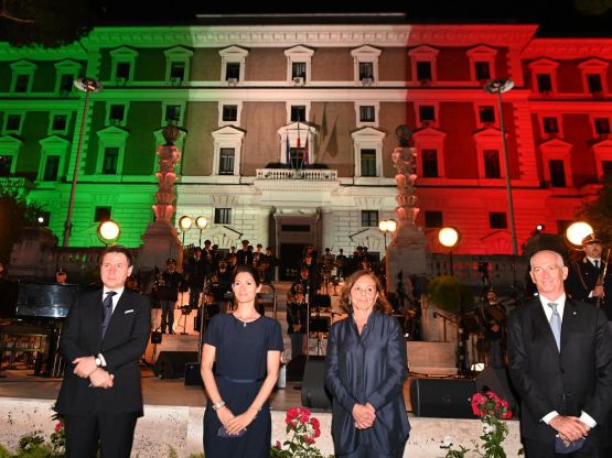 Giuseppe Conte, Virginia Raggi, Luciana Lamorgese, Franco Gabrielli