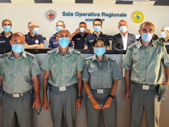 Gianni Lampis, protezione civile, corpo forestale