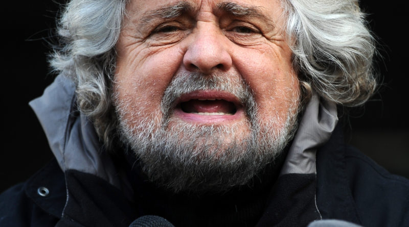 Il fondatore del movimento 5 Stelle Beppe Grillo