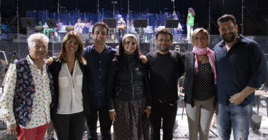 Giovanni Andreoli, Antonella Colaianni, Valerio Galli, Alessandra Volpe, Amadi Lagha, Lara Rotili, Devid Cecconi foto Priamo Tolu