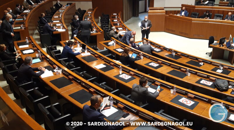 Consiglio regionale Sardegna, foto Sardegnagol riproduzione riservata 2020