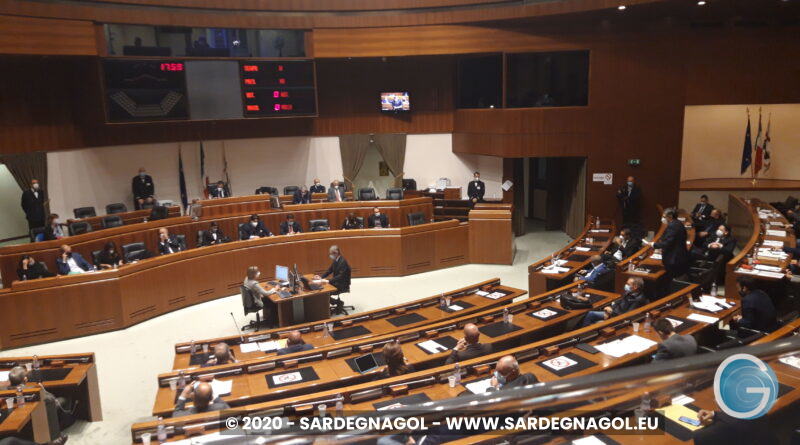 Consiglio regionale Sardegna, foto Sardegnagol riproduzione riservata 2020