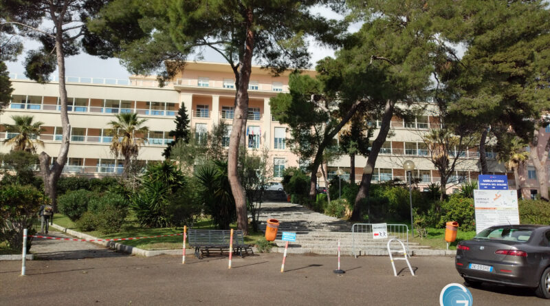 Covid hosptial Binaghi, foto Sardegnagol riproduzione riservata