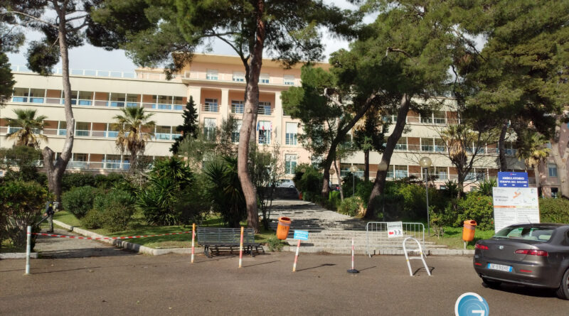 Covid hosptial Binaghi, foto Sardegnagol riproduzione riservata