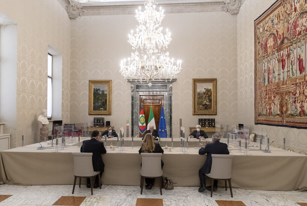 Sergio Mattarella con il Gruppo Parlamentare Misto del Senato della Repubblica, Foto di Paolo Giandotti - Ufficio per la Stampa e la Comunicazione della Presidenza della Repubblica