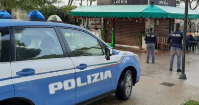 il chiosco sanzionato, polizia