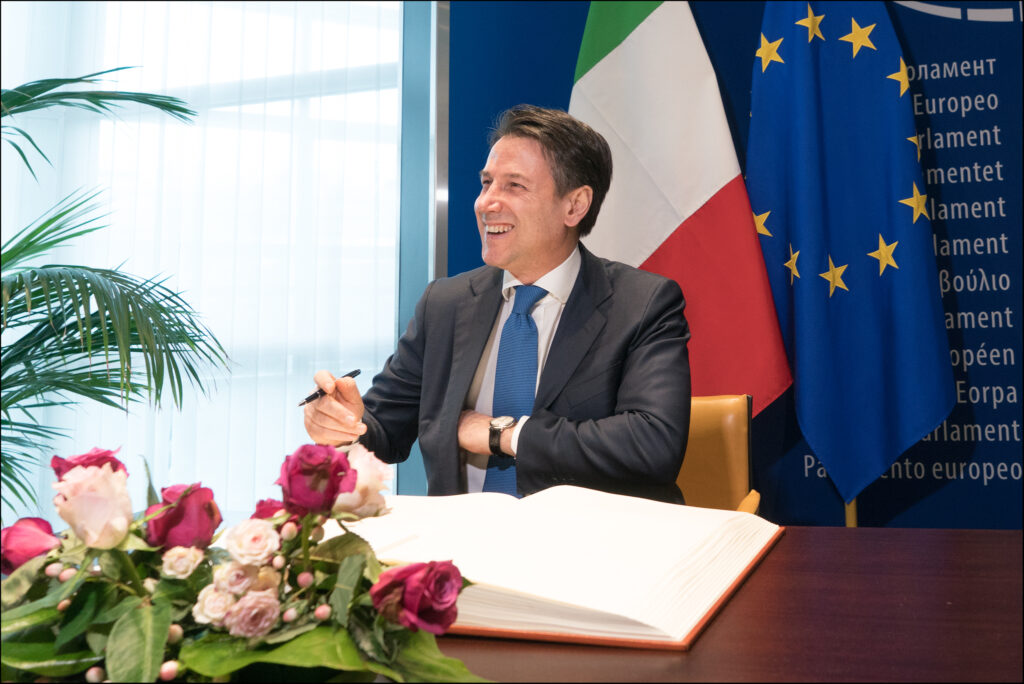 Giuseppe Conte, CC-BY-4.0: © European Union 2019 – Source: EP