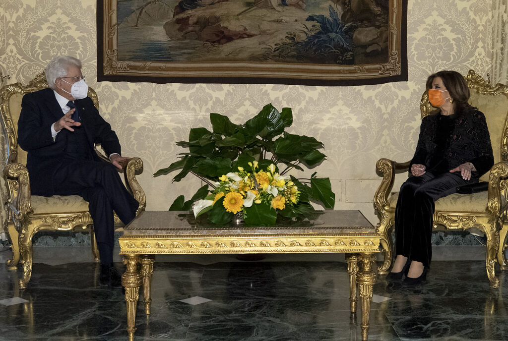 Maria Elisabetta Alberti Casellati, Sergio Mattarella. Foto di Paolo Giandotti - Ufficio per la Stampa e la Comunicazione della Presidenza della Repubblica)