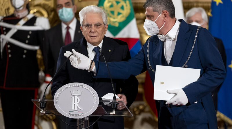 Sergio Mattarella, foto Paolo Giandotti