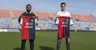 Kwadwo Asamoah, Daniele Rugani, foto Cagliari Calcio