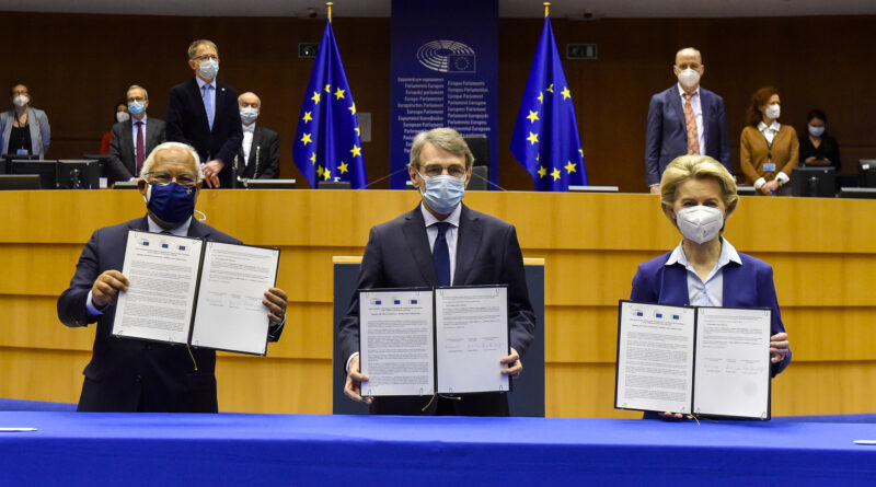 Cerimonia Conferenza sul Futuro dell'Europa, foto Eric Vidal Parlamento Europeo