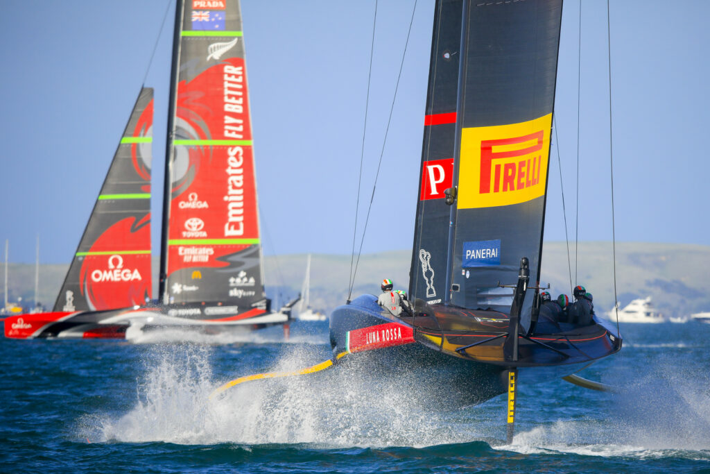 America's Cup, Luna Rossa Prada Pirelli, Emirates Team New Zealand, foto Luna Rossa Prada Pirelli