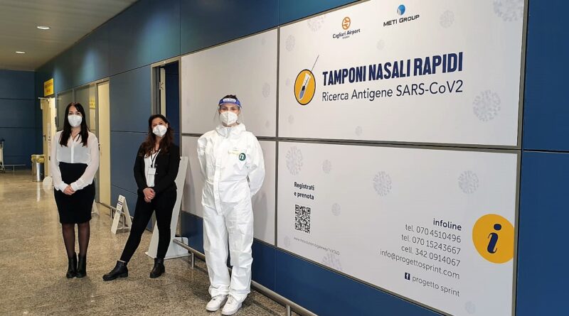 Tamponi Aeroporto di Cagliari