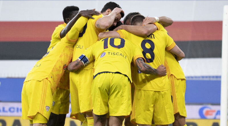 Sampdoria-Cagliari, foto Cagliari Calcio