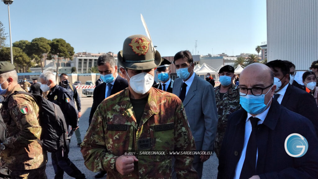 Mario Nieddu, Francesco Paolo Figliuolo, foto Sardegnagol riproduzione riservata