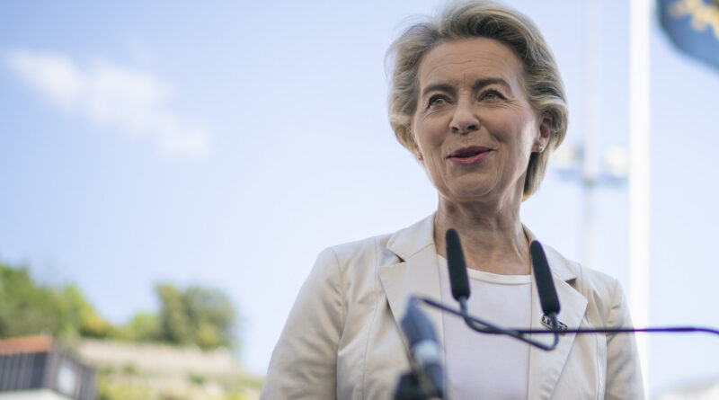 Ursula von der Leyen, © Portuguese Presidency of the Council of the European Union 2021 – Gonçalo Delgado