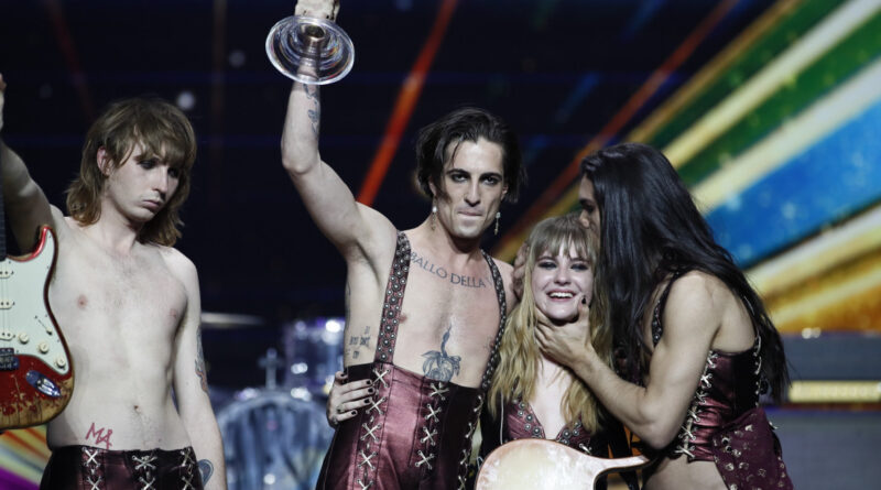 Eurovision song contest, Maneskin, foto Copyright EBU / ANDRES PUTTING