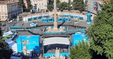 Piazza del Popolo, polizia di Stato