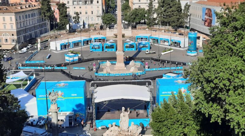 Piazza del Popolo, polizia di Stato