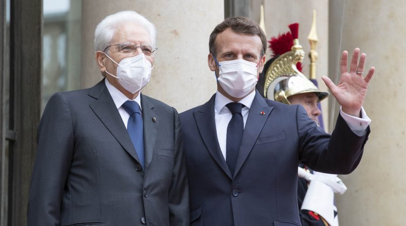 Sergio Mattarella, Emmanuel Macron foto Quirinale.it