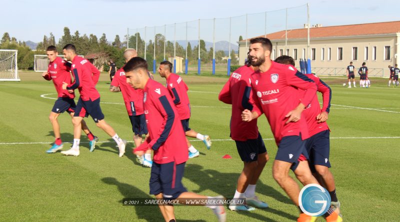 Allenamento Cagliari, foto Sardegnagol riproduzione riservata