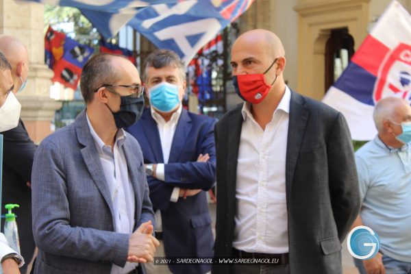 Paolo Truzzu, Tommaso Giulini, foto Sardegnagol riproduzione riservata