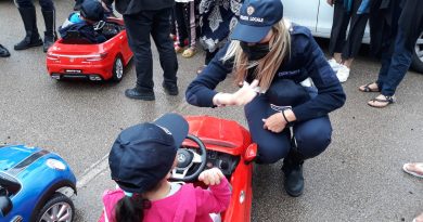 Polizia di Sassari, bambini afgani