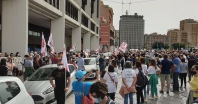 Protesta, foto Dire