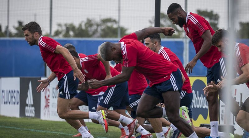 Allenamento Cagliari, foto Cagliari Calcio