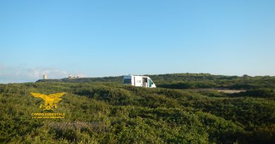 Campeggio abusivo, Corpo forestale della Regione Sardegna