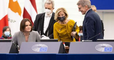 David Sassoli, Sviatlana TSIKHANOUSKAYA, Foto Copyright European Parlaiment source EP 2021, foto Alain Rolland