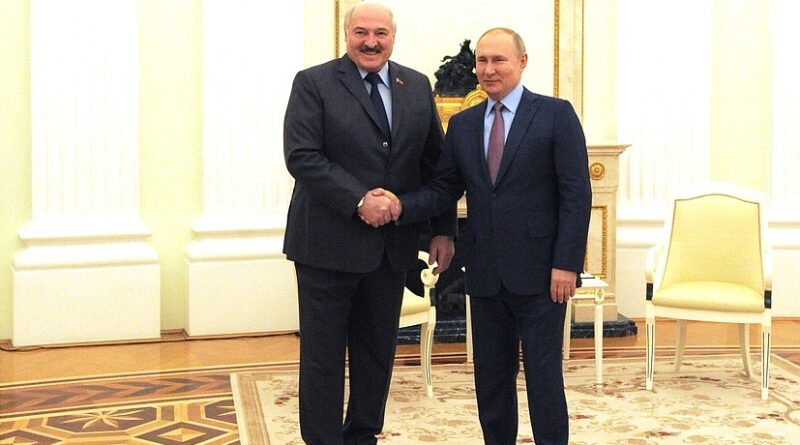 Alexander Lukashenko, Vladimir Putin, foto Kremlin.ru