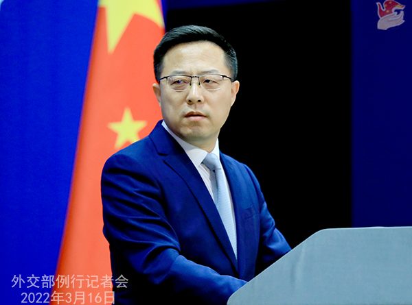 Zhao Lijian, foto Ministero degli Affari Esteri, Repubblica Popolare Cinese