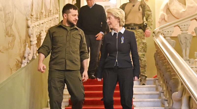 Ursula von der Leyen, Volodymyr Zelensky, foto Christophe Licoppe, European Union, 2022 Copyright Source: EC - Audiovisual Service