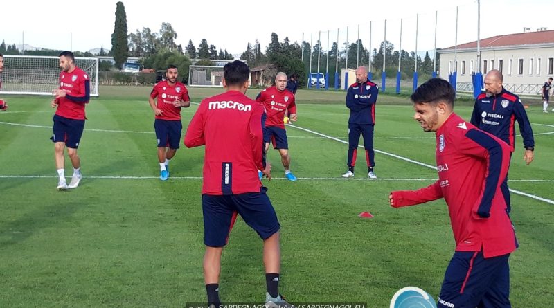 Cagliari Calcio, allenamento, foto Sardegnagol riproduzione riservata