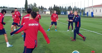 Cagliari Calcio, allenamento, foto Sardegnagol riproduzione riservata