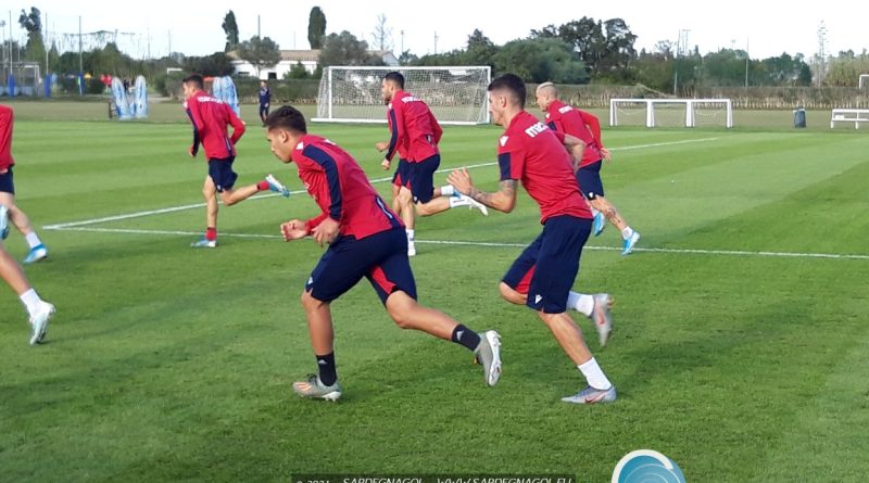 Cagliari Calcio, allenamento, foto Sardegnagol riproduzione riservata