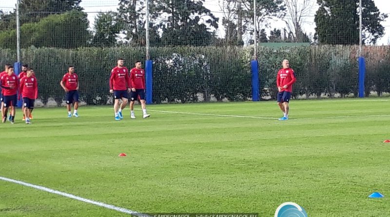 Cagliari Calcio, allenamento, foto Sardegnagol riproduzione riservata