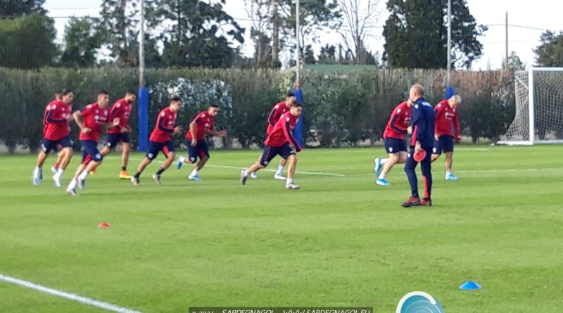 Cagliari Calcio, allenamento, foto Sardegnagol riproduzione riservata