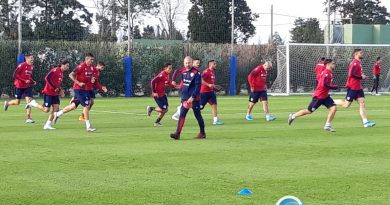 Cagliari Calcio, allenamento, foto Sardegnagol riproduzione riservata