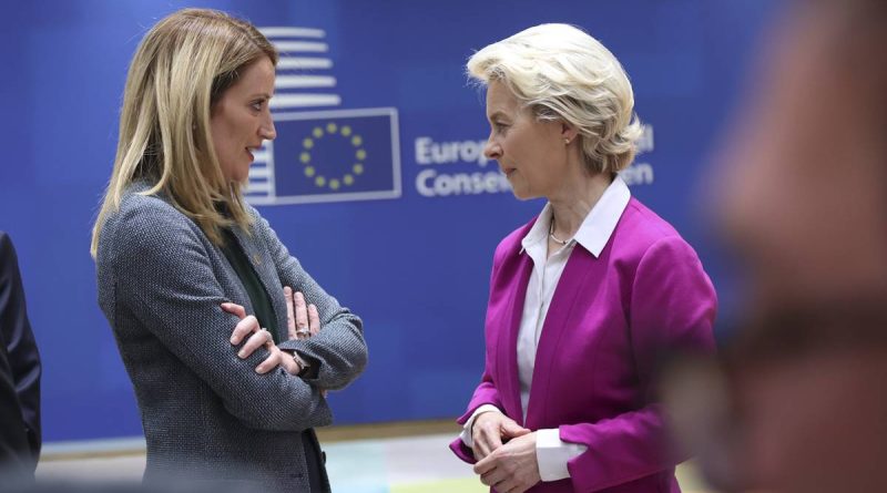 Roberta Metsola, Ursula von der Leyen, foto Copyright: European Union