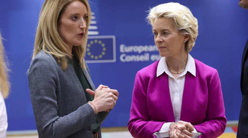 Roberta Metsola, Ursula von der Leyen, foto Copyright: European Union