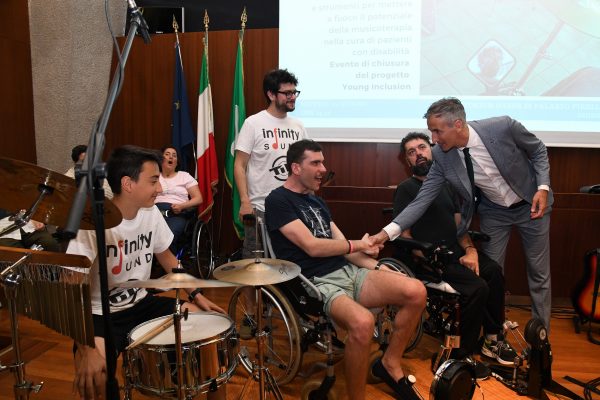 Un momento dell'evento finale di Young Inclusion