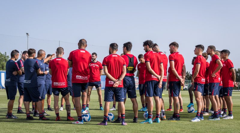 Allenamento, foto Cagliari Calcio/Valerio Spano